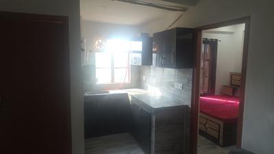 Kitchen Image of 485 Sq.ft 1 BHK Apartment / Flat for rent in Goleta Alwar for Rs. 10000