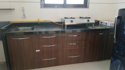 Kitchen Image of 720 Sq.ft 1 BHK Apartment / Flat for rent in Nova Galaxy, Palanpur Surat for Rs. 20000