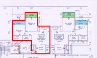Image of 1982 Sq.ft 4 BHK Apartment / Flat for sale in Godrej Boulevard, Manjari Budruk, Pune for Rs. 20000000