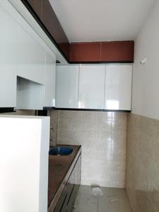 Kitchen Image of 600 Sq.ft 1 BHK Apartment / Flat for rent in Bharat Vihar New Delhi for Rs. 22000