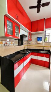 Kitchen Image of 1250 Sq.ft 2 BHK Independent House for rent in Chhani Vadodara for Rs. 25000