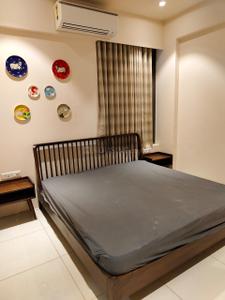 Bedroom Image of 3020 Sq.ft 4 BHK Apartment / Flat for rent in Adani Paarijat, Shantigram Ahmedabad for Rs. 60000