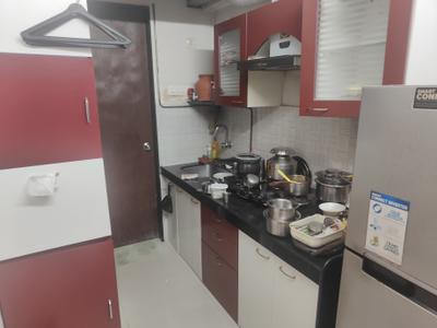 Kitchen Image of 528 Sq.ft 1 BHK Apartment / Flat for rent in Bhoomi Acres, Hiranandani Estate Thane for Rs. 23000