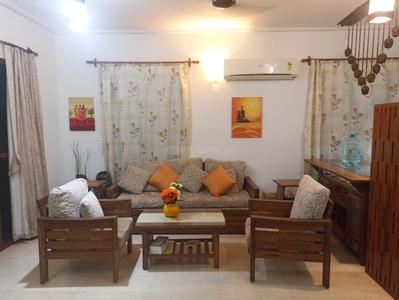 Hall Image of 800 Sq.ft 1 BHK Apartment / Flat for rent in Siolim Goa for Rs. 45000