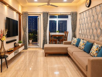 Image of 1000 Sq.ft 2 BHK Apartment / Flat for rent in Amanora Towers 23 25, Hadapsar, Pune for Rs. 40000