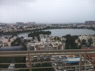 Balcony Image of 1600 Sq.ft 3 BHK Apartment / Flat for rent in Elita Promenade, JP Nagar Bengaluru for Rs. 65000