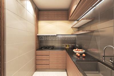 Kitchen Image of 1000 Sq.ft 3 BHK Apartment / Flat for sale in Bonhooghly Kolkata for Rs. 6800000
