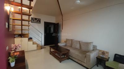 Living Room Image of 2000 Sq.ft 2 BHK Penthouse for sale in Kolte Patil Margosa Heights, Mohammed Wadi Pune for Rs. 8200000