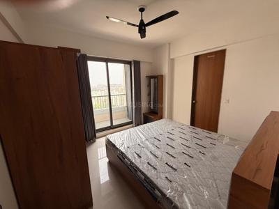 Bedroom Image of 1665 Sq.ft 3 BHK Apartment / Flat for rent in Shree Sharanam Sky, Sargasan Gandhinagar for Rs. 40000