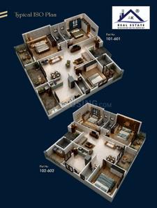Image of 2120 Sq.ft 3 BHK Apartment / Flat for sale in Pratap Nagar, Nagpur for Rs. 17000000