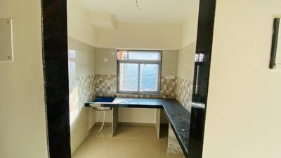 Kitchen Image of 450 Sq.ft 1 BHK Apartment / Flat for sale in Vihang Hills, Thane West Thane for Rs. 4800000