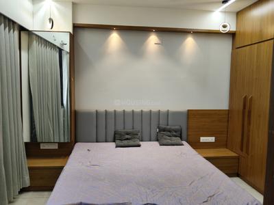 Bedroom Image of 1600 Sq.ft 3 BHK Apartment / Flat for rent in Rajvi Opal, Naranpura Ahmedabad for Rs. 35000