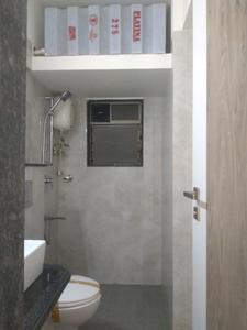Common Bathroom One Image of 915 Sq.ft 2 BHK Apartment / Flat for sale in Evershine Amavi 303, Virar West Virar for Rs. 6500000