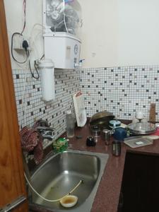 Kitchen Image of 760 Sq.ft 1 BHK Independent House for rent in Paschim Vihar New Delhi for Rs. 22599