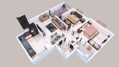 Image of 900 Sq.ft 2 BHK Apartment / Flat for sale in Vision Vishweshwar Nagar Ph 2, Charholi Budruk, Pune for Rs. 4499000