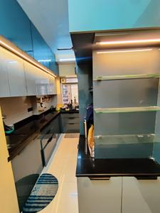 Kitchen Image of 672 Sq.ft 2 BHK Apartment / Flat for sale in Lodha Amara, Kolshet Thane for Rs. 11500000
