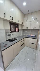 Kitchen Image of 400 Sq.ft 1 BHK Builder Floor for rent in Trivani Apartment, Jhilmil Colony New Delhi for Rs. 20000