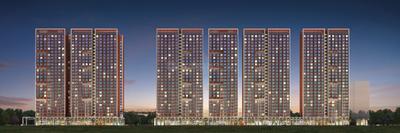 Image of 1150 Sq.ft 3 BHK Apartment / Flat for sale in Goyal My Home Sanctuary Phase 2, Mamurdi, Pune for Rs. 9000000