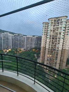 Balcony Image of 1150 Sq.ft 3 BHK Apartment / Flat for rent in Zara Apartment, Powai Mumbai for Rs. 111000