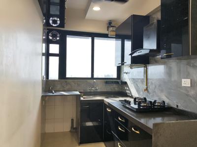 Kitchen Image of 980 Sq.ft 2 BHK Apartment / Flat for rent in Tridhaatu Morya, Chembur Mumbai for Rs. 80000