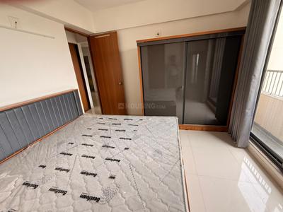 Bedroom Image of 1665 Sq.ft 3 BHK Apartment / Flat for rent in Shree Sharanam Sky, Sargasan Gandhinagar for Rs. 40000