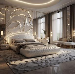 Bedroom Image of 2300 Sq.ft 4 BHK Apartment / Flat for rent in Beverly Golf Avenue, Sector 65 Mohali for Rs. 35000