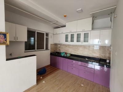 Kitchen Image of 615 Sq.ft 1 BHK Apartment / Flat for rent in VTP Leonara Building C And F, Mahalunge Pune for Rs. 22000
