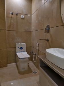 Common Bathroom Image of 1200 Sq.ft 4 BHK Apartment / Flat for sale in Hans Builders Floor, Hastsal New Delhi for Rs. 7500000