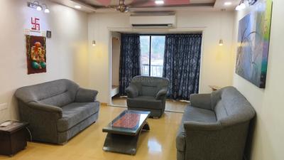 Living Room Image of 1500 Sq.ft 3 BHK Apartment / Flat for sale in Nyati Defence Enclave, Mohammed Wadi Pune for Rs. 11000000