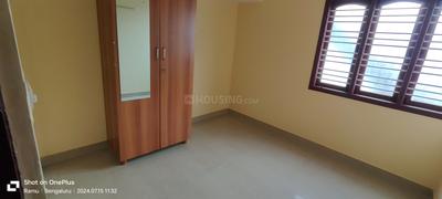 Bedroom Image of 600 Sq.ft 1 BHK Builder Floor for rent in Maruthi Sevanagar Bengaluru for Rs. 10100