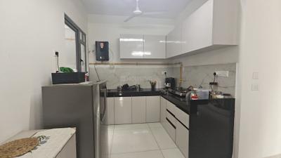 Kitchen Image of 1480 Sq.ft 3 BHK Apartment / Flat for rent in Adani Amogha, Shantigram Ahmedabad for Rs. 40000