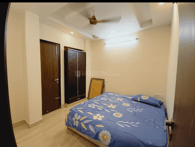 Bedroom Image of 1600 Sq.ft 3 BHK Builder Floor for rent in Sector 46 Gurgaon for Rs. 55000