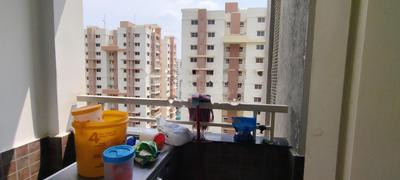 Balcony Image of 2625 Sq.ft 3 BHK Apartment / Flat for rent in Aparna Sarovar Grande, Gopanapalli Hyderabad for Rs. 60000