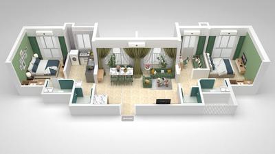Image of 545 Sq.ft 1 BHK Apartment / Flat for sale in Atlanta Avadh, Ulhasnagar, Thane for Rs. 3699000