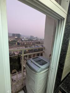 Balcony Image of 550 Sq.ft 1.5 BHK Apartment / Flat for rent in Lal Gami Jade, Vashi Navi Mumbai for Rs. 50000