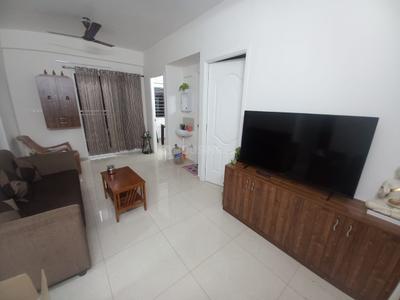 Hall Image of 920 Sq.ft 3 BHK Apartment / Flat for rent in Urbanrise Revolution One, Padur Chennai for Rs. 23000