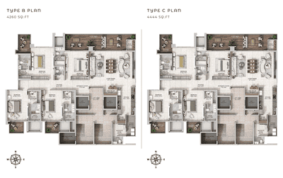 Image of 3300 Sq.ft 4 BHK Apartment / Flat for sale in Highland Hallmark, Anandvalli, Nashik for Rs. 26400000