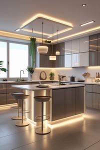 Kitchen Image of 1250 Sq.ft 2 BHK Apartment / Flat for rent in Nadakkave Kozhikode for Rs. 35000