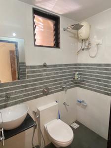 Bathroom Image of 1100 Sq.ft 2 BHK Apartment / Flat for rent in Satyam Status , Jodhpur Ahmedabad for Rs. 32000