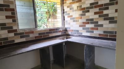 Kitchen Image of 1500 Sq.ft 3 BHK Apartment / Flat for sale in Patuli Kolkata for Rs. 9800000