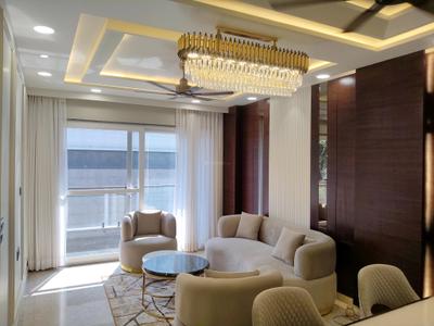 Living Room Image of 4560 Sq.ft 4 BHK Builder Floor for rent in Paramount Luxury Floors Sushant Lok 3 B Block, Sector 57 Gurgaon for Rs. 140000