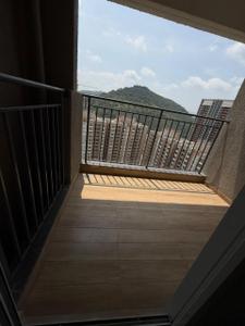 Balcony Image of 1050 Sq.ft 2 BHK Apartment / Flat for rent in Godrej Hill Retreat, Mahalunge Pune for Rs. 28000