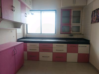 Kitchen Image of 600 Sq.ft 1 BHK Apartment / Flat for rent in Dreams Aakruti, Hadapsar Pune for Rs. 16000