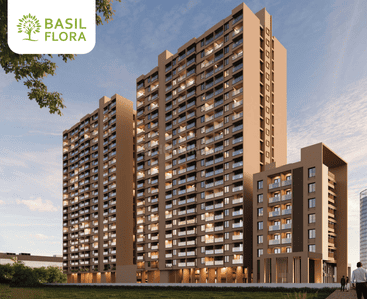 Image of 1377 Sq.ft 3 BHK Apartment / Flat for sale in Vellkin Basil Flora, Kiwale, Pune for Rs. 7950000