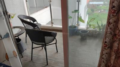 Balcony Image of 850 Sq.ft 2 BHK Apartment / Flat for rent in Vighnaharta Life Canvas, Mamurdi Pune for Rs. 25000