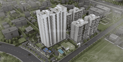 Image of 1339 Sq.ft 4 BHK Apartment / Flat for sale in VJ Palladio Kharadi Central Phase 2, Kharadi, Pune for Rs. 17500000