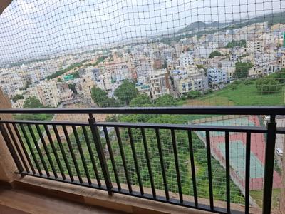 Balcony Image of 2100 Sq.ft 3 BHK Apartment / Flat for rent in Aditya Empress Towers, Shaikpet Hyderabad for Rs. 75000