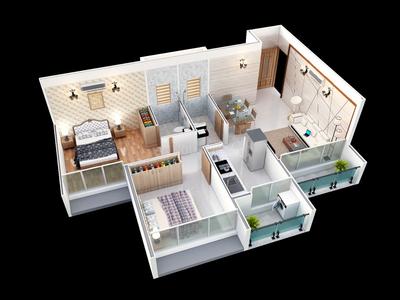 Image of 740 Sq.ft 1 BHK Apartment / Flat for sale in LK Vivanta, Kamothe, Navi Mumbai for Rs. 7500000