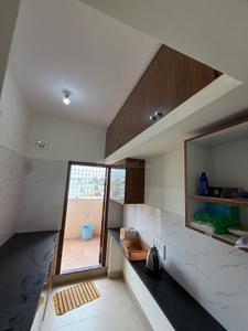 Kitchen Image of 600 Sq.ft 1 BHK Apartment / Flat for rent in Mahadevapura Bengaluru for Rs. 32000