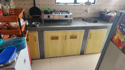 Kitchen Image of 700 Sq.ft 1 BHK Apartment / Flat for sale in Ghatlodiya Ahmedabad for Rs. 3300000